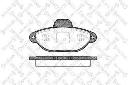 Комплект тормозных колодок, дисковый тормоз STELLOX купить